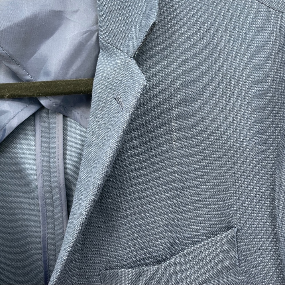 NORSDSTROM RACK MEN'S BLUE BLAZER - Picture 4 of 6